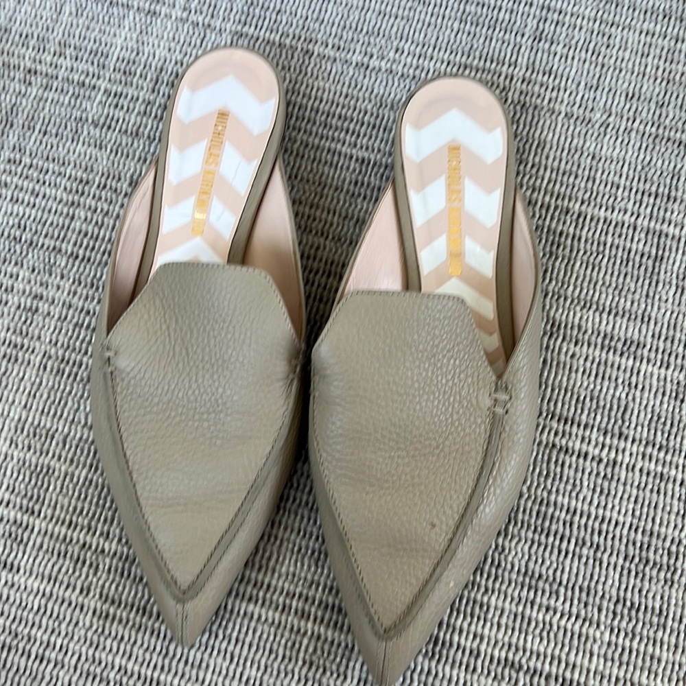 Nicholas Kirkwood Mules Size 39.5 in Nude